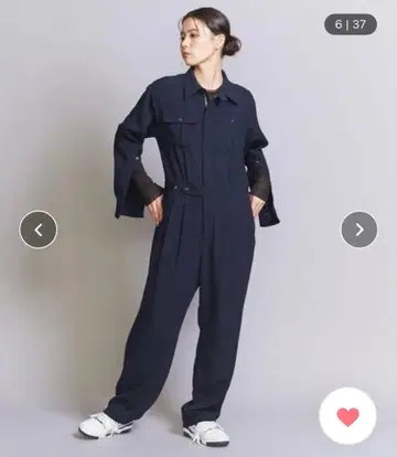 폴리에스테르 트윌 웍 점프수트 -워셔블-