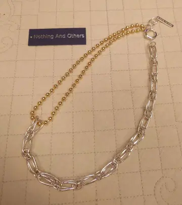 Nothing And Others 목걸이 실버 골드