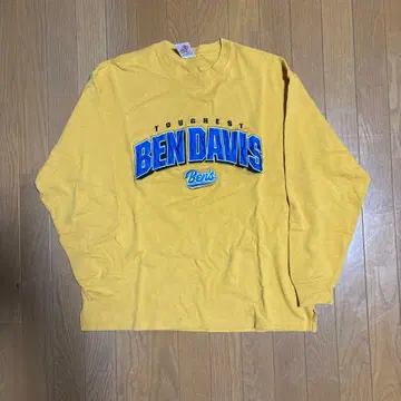 가격 인하 BEN DAVIS Yellow T-shirt