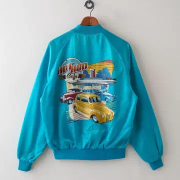 90s HOTROD CAFE stadium jacket M