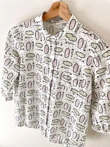 샐리 스콧 10주년 기념 로즈 반소매 셔츠 9R