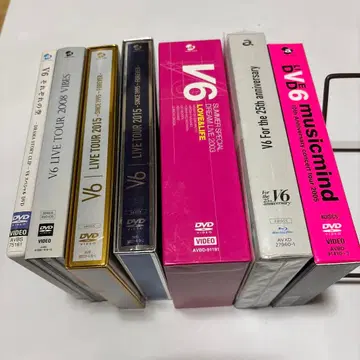 V6 라이브 DVD Blu-ray 7개 세트 묶음 판매 초회 한정판
