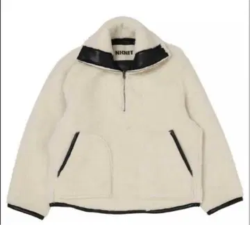NKNIT vegan mouton half zip BIG