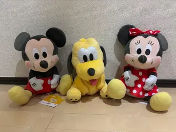 미키 미니 플루토 봉제 인형 세트