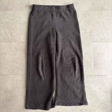 23구 그레이 와이드 팬츠 복슬복슬 팬츠 사이즈 40