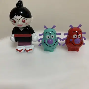 호빵맨 블록 라보 철판 코마키짱 카비룬룬 3체 세트