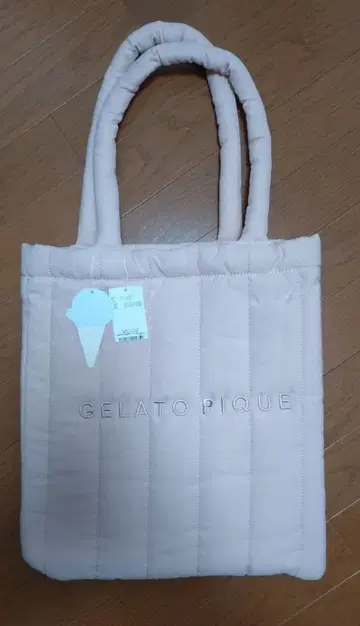 GELATO PIQUE 퀼팅 토트백 핑크