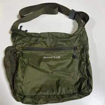 mont-bell 포켓터블 라이트 숄더백 S 다크 그린
