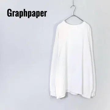 Graphpaper L/S Oversized Tee WHITE
