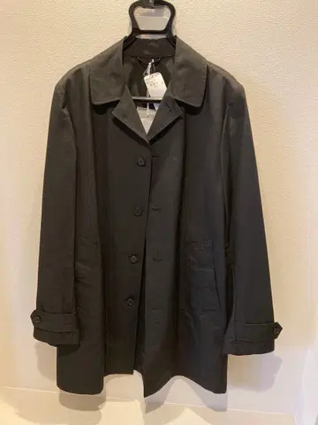 ASPESI 블랙 트렌치코트