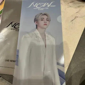 seventeen 에스쿱스 라이브 뷰잉 입장 특전 티켓 홀더