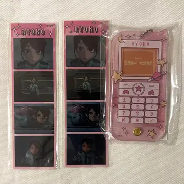 밀키 웨이 료코 핸드폰풍 아크릴 케이스 사진관풍 씰