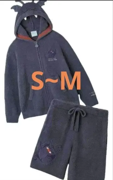 젤라피케 드래곤 퀘스트 파우더 드라키 파카 & 하프 팬츠 세트 S~M