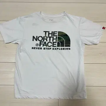 THE NORTH FACE 화이트 T셔츠 M