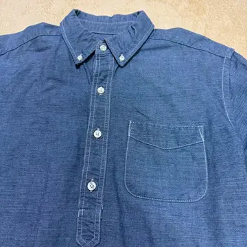 [데님 셔츠] 풀오버 모모타로 진즈 momotaro 구제 의류 긴팔