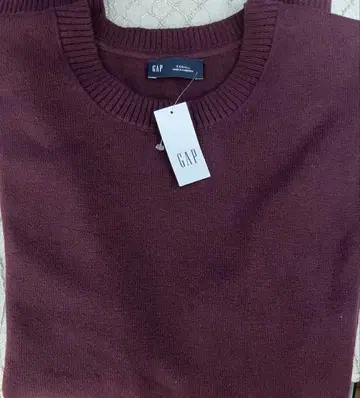 GAP 버건디 긴팔 스웨터 택 포함