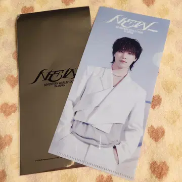 SEVENTEEN 세븐틴 NEW 라이브 뷰잉 특전 티켓 홀더