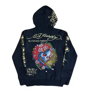 00s ed hardy zip up hoodie y2k