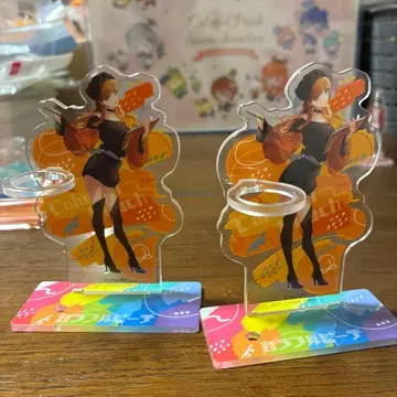 컬러풀 피치 에토 씨 1번 복권 펜 스탠드 아크릴 스탠드 2개 세트