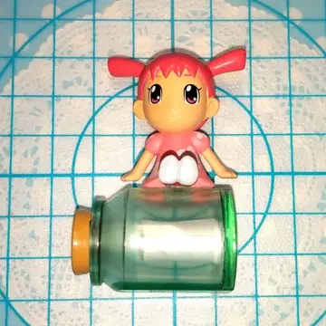 동물의 숲 여자아이 피규어 트윈 테일 병 모양 받침대 포함