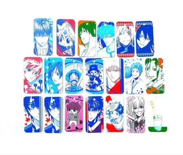 애니메이트 점프 페어 2009 특전 캐릭터 플레이트 은혼 NARUTO 등