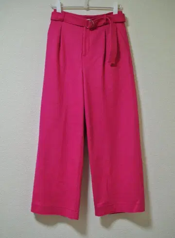 새상품급 Harriss 울 팬츠 36 M 핑크