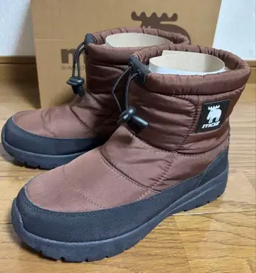 [ 시착만 한 상품 ] moz 모즈 스노우부츠 숏부츠 브라운 24cm