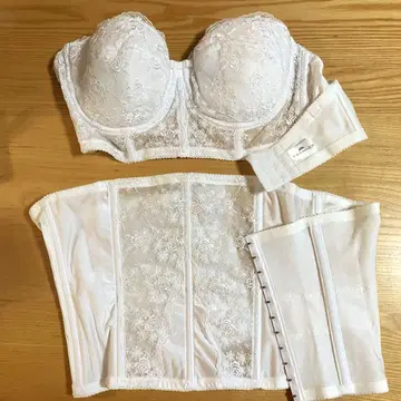 브라이덜 이너 세트 C90 화이트 레이스