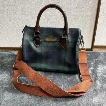 폴로 랄프로렌 미니 보스턴 백 외부 숄더 끈 포함 2WAY 레트로