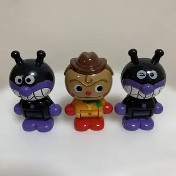 호빵맨 캐릭터 세균맨 야키소바맨 3체 세트