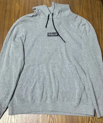 Hurley 그레이 후드 부착 후드티 L 사이즈