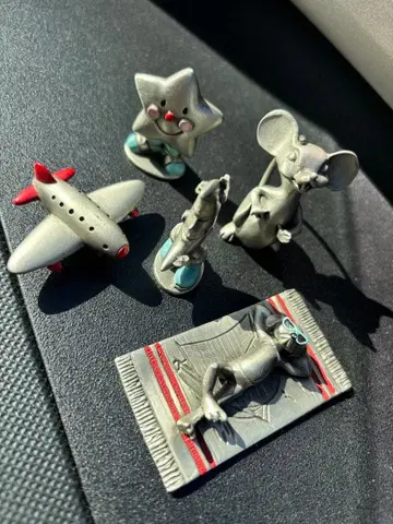 하드슨제 세라골드 백랍 피규어 5체 세트