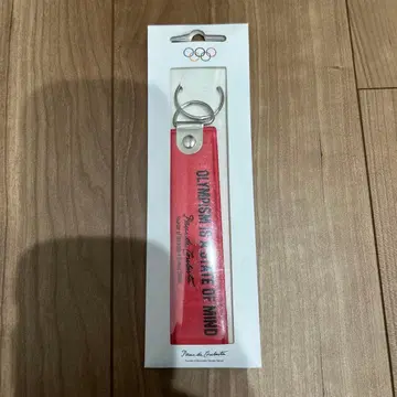 올림픽 로고 키링 빨간색