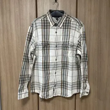 Eddie Bauer 체크 무늬 플란넬 셔츠 XL