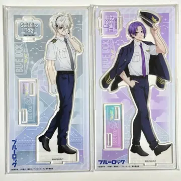 블루 록 파이롯트 아크릴 스탠드 나기 세이시로 미카게 레오