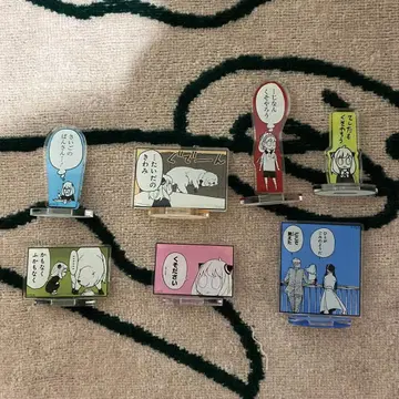 SPY x FAMILY 아크릴 스탠드 7개 세트