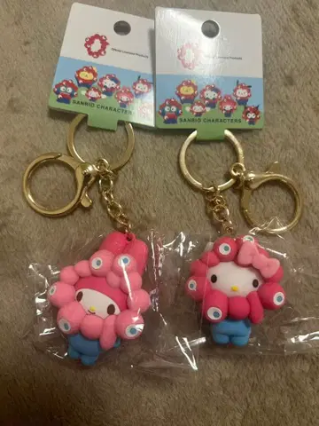 오사카 엑스포 파스텔 미야쿠미야쿠 산리오 입체 마스코트 키링