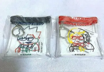 하이큐 지로리 코즈메 켄마 쿠로오 테츠로 라인 아트 미니 파우치