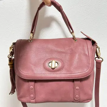 ancheri 숄더백 핑크