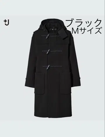 새상품 유니클로+J 울 오버 사이즈 더플 코트