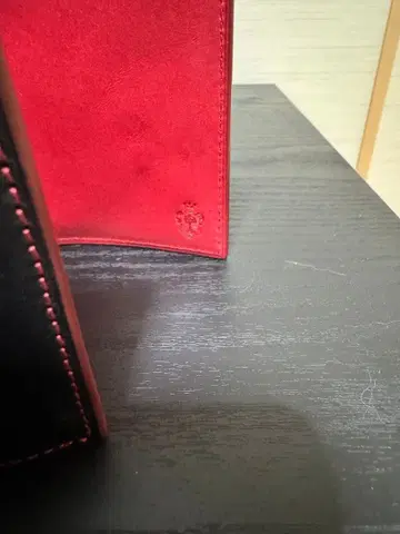 가죽 접이식 지갑 컴팩트