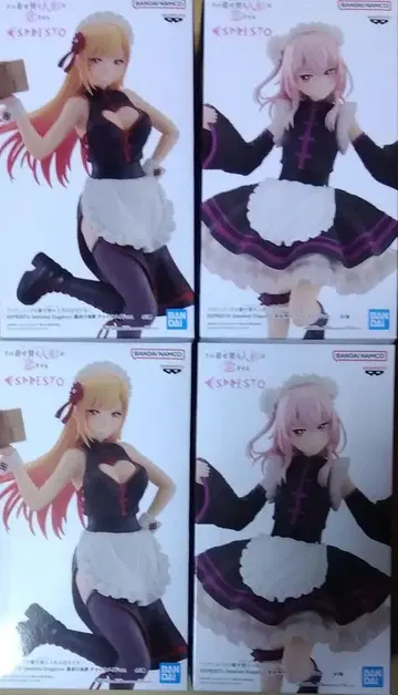 그 비스크 돌 키타가와 마린 이누이 사쥬 차이나 메이드 피규어 4세트