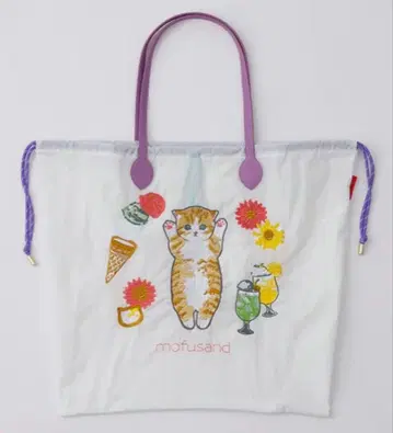 mofusand 자수 토트백 모프 샌드