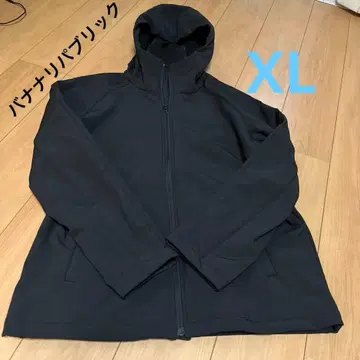 바나나리퍼블릭 플리스 블루종 블랙 XL