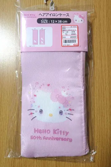 새상품 키티 50주년 헤어 다리미 케이스