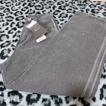 아베일 Avail 즉시 완판 shoko 쇼코 큐빅 데님 팬츠