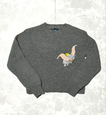 완판템 ZARA 덤보 리브 니트 스웨터 S 사이즈 그레이