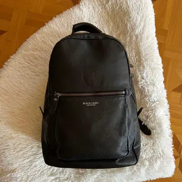 BLACK LABEL CRESTBRIDGE 블랙 백팩 천연 가죽 일본제