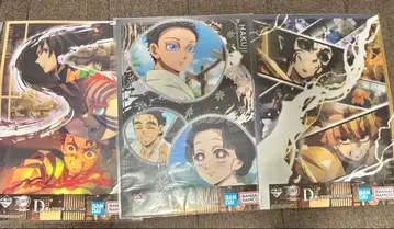 귀멸의 칼날 제일복권 D상 ~언니의 원수~ 클리어 포스터 3종 세트