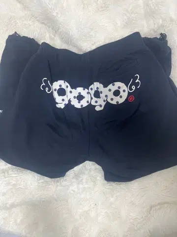 90 로고 도트 스웨트 팬츠 네이비 M